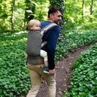 Kinderkraft, Huggy, marsupiu ergonomic, gri