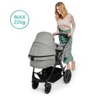 Kinderkraft, Xmoov, carucior multifunctional Travel System 3in1, gri