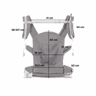 Kinderkraft, Huggy, marsupiu ergonomic, mix