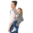 Kinderkraft, Huggy, marsupiu ergonomic, gri