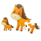 Animalute, puzzle 6 in 1