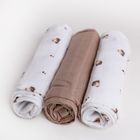 Babymatex, scutec din bambus, 70-70 cm, 3 buc.