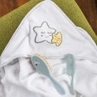 BabyOno, halat de baie, terry, alb, 85-85 cm