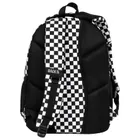 BackUp, rucsac pentru scoala, cu 3 compartimente, Chessboard