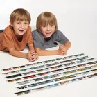 Banana Panda, Mix & Match Puzzle, Trenuri, set de puzzle-uri, pentru varsta de 5+, 54 piese