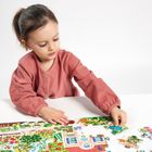 Banana Panda, Puzzle + Gradina, set de puzzle-uri, pentru varsta de 3+, 4+, 40 piese de puzzle, 32 placute suplimentare