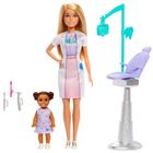 Barbie, Cariera, Dentista, set de joaca cu 2 papusi si accesorii