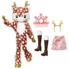Barbie, Cutie Reveal, Pamant de iarna, papusa cu accesorii, 1 buc.