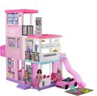 Barbie, Dream House Deluxe, Casa de papusi - 60. aniversare, set de joaca cu 2 papusi, masina si accesorii