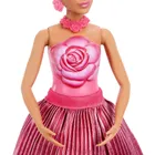 Barbie, Petal Pop, papusa surpriza, floare rosie