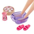 Barbie, SPA, set cu papusa si accesorii