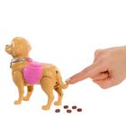 Barbie, Walk & Potty Pup, set de joaca cu papusa Malibu si accesorii