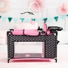 Bayer Design, Multi Bed, patut pentru papusi, negru-roz