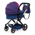 Bayer Design, Xeo, carucior multifunctional pentru papusi, bleumarin-roz