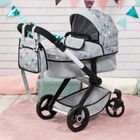 Bayer Design, Xeo, carucior multifunctional pentru papusi, gri
