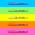 Bic, Highlighter Grip Pastel, marker evidentiator, 4 buc.