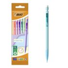 Bic, Matic Pastel, creion automatic cu radiera, HB, Pouch, 0,7 mm, 5 buc.