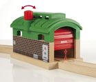 Brio World, Locomotiva garaj, jucarie din lemn