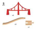 Brio World, Pod suspendat dublu, jucarie din lemn