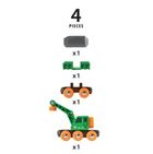 Brio World, Vagon cu macara, jucarie din lemn