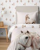 Cal, set lenjerie de pat single, 160-200 cm