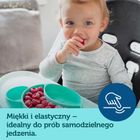 Canpol babies, farfurie din silicon cu ventuza, roz, 500 ml
