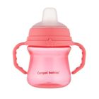 Canpol babies, FirstCup, canita anti-varsare cu duza din silicon, roz, 150 ml