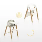 Caretero, Triplo, scaun de masa, 3in1, grey