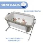 Chicco, Co-Sleeping Next2me, Magic Evo, patut atasabil, Desert Taupe