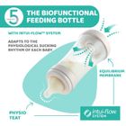 Chicco, Perfect5, biberon anti-colic, tetina din silicon, debit lent, roz, 0 luni+, 150 ml
