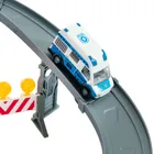 City Action, Politie si pompieri, garaj cu vehicule si walkie-talkie, lumini si sunete