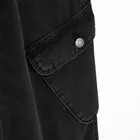 Cool Club, Blugi pentru fete, cargo wide, negru