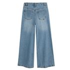 Cool Club, Blugi pentru fete, tip wide leg, denim