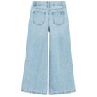 Cool Club, Blugi reglabili pentru fete, croiala wide leg, albastru