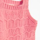 Cool Club, Bluza cu bretele, din tricot, roz