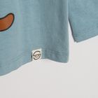Cool Club, Bluza cu maneca lunga pentru baieti, albastru, imprimeu Ski with me