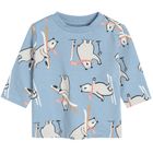 Cool Club, Bluza cu maneca lunga pentru baieti, ecru, albastru, bleumarin, set 3 buc.