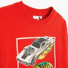 Cool Club, Bluza cu maneca lunga pentru baieti, rosu, imprimeu Hot Wheels