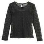 Cool Club, Bluza cu maneca lunga pentru fete, negru