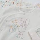 Cool Club, Bluza cu nasturi pentru fete, bumbac organic, alb, imprimeu Winnie the Pooh, set 2 buc.