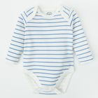 Cool Club, Body cu maneca lunga pentru baieti, alb, albastru, set, 3 buc.