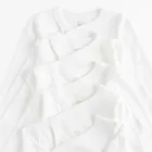 Cool Club, Body cu maneca lunga pentru bebelusi, alb, set, 5 buc.