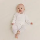 Cool Club, Body cu maneca lunga pentru bebelusi, bumbac organic, alb, set, 2 buc.