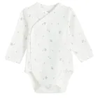 Cool Club, Body cu maneca lunga pentru fete, alb, set, 2 buc.