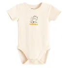 Cool Club, Body cu maneca scurta pentru baieti, mix, set, 4 buc., imprimeu Garfield