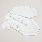 Cool Club, Body cu maneca scurta pentru bebelusi, ecru, set, 2 buc.