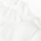 Cool Club, Body cu maneca scurta pentru fete, alb, set, 2 buc.