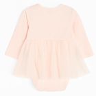 Cool Club, Body-rochie cu maneca lunga pentru fete, roz
