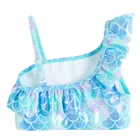 Cool Club, Costum de baie din doua piese pentru fete, albastru