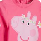 Cool Club, Costum de baie din doua piese pentru fete, UV 50, roz, imprimeu Peppa Pig